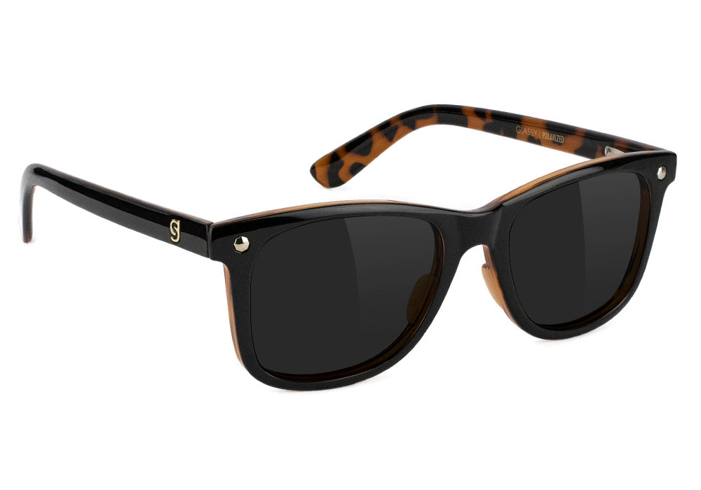 Mikemo Black Tortoise Polarized Sunglasses