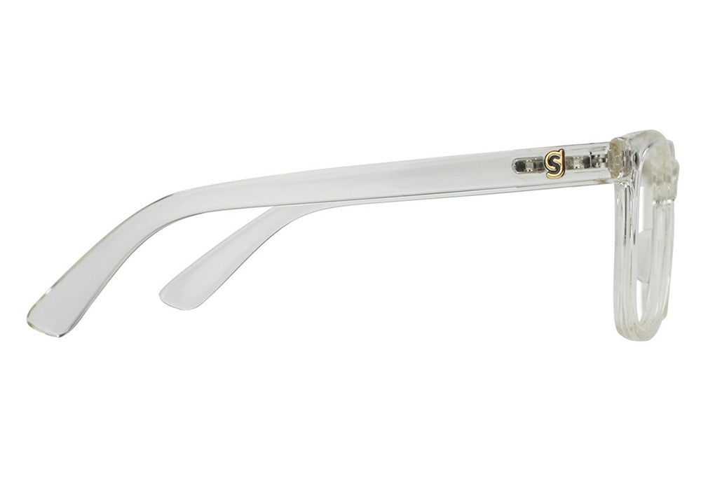 Mikemo Clear Wayfarer Prescription Glasses Side