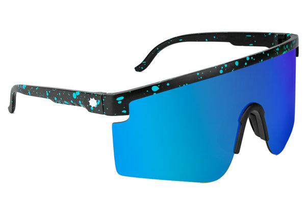 Mojave Black Blue Mirror Polarized Sunglasses