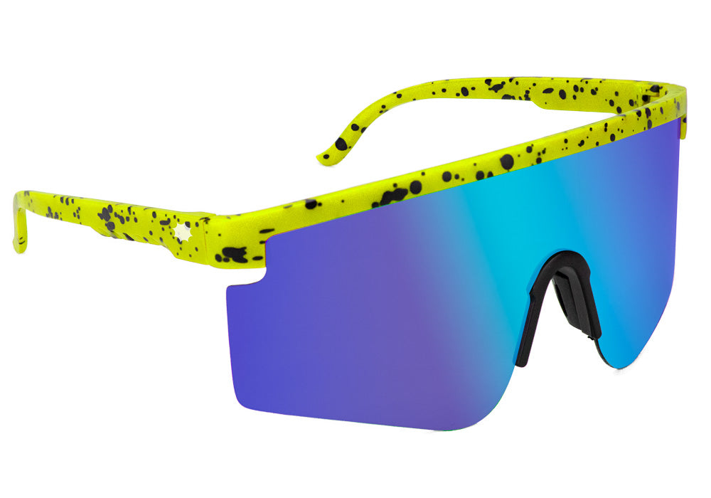 Mojave Yellow Blue Mirror Polarized Sunglasses