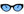 Moore Black Blue Lens Polarized Sunglasses Front
