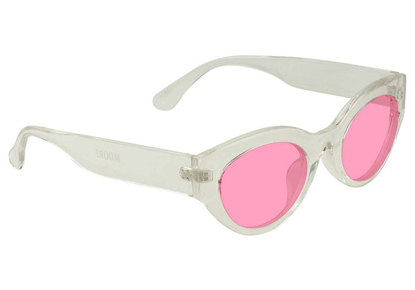 Moore Clear Pink Polarized Sunglasses