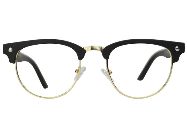 Morrison Black Gold Clubmaster Prescription Glasses Front