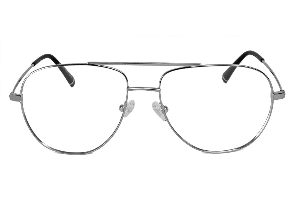 Neen Aviator Silver Prescription Glasses Front
