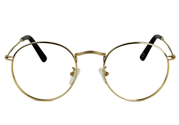 Pierce Gold Prescription Glasses Front