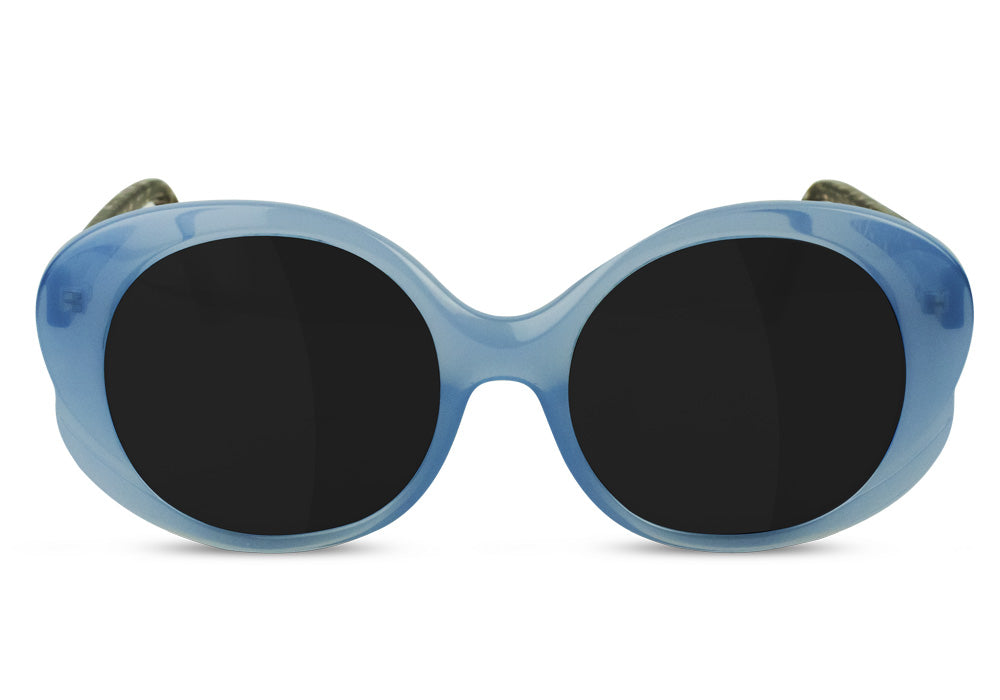 Preston Blue Polarized Sunglasses Front