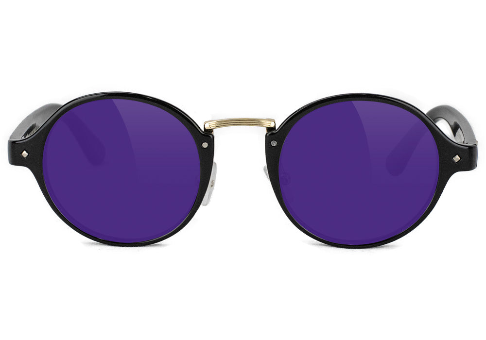 Prod Black Purple Polarized Sunglasses Front