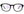 Quincy Black Blue Light Blocking Gaming Glasses Front
