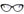 Selena Black Cat Eye Prescription Glasses Front
