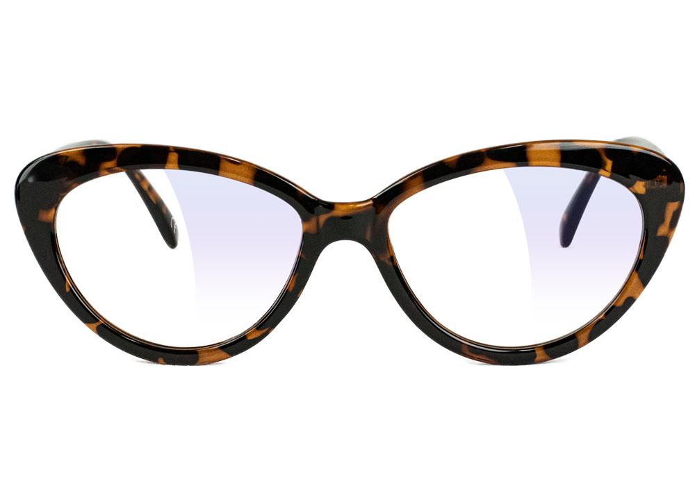 Selena Tortoise Cat Eye Prescription Glasses Front
