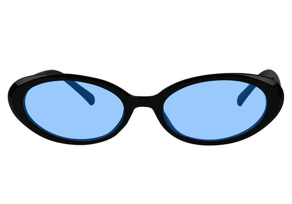 Stanton Black Blue Lens Polarized Sunglasses Front