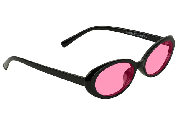 Stanton Black Pink Lens Polarized Sunglasses