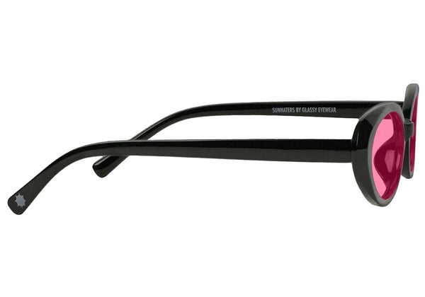 Stanton Black Pink Lens Polarized Sunglasses Side