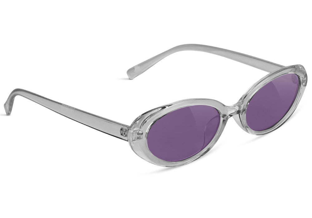 Stanton Clear Purple Lens Polarized Sunglasses