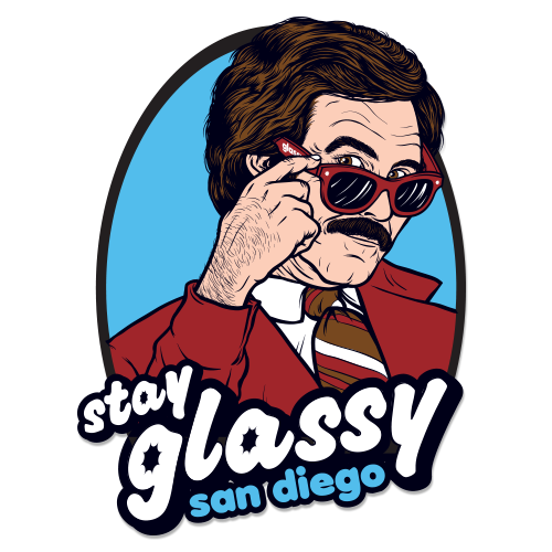 Stay Glassy Sticker