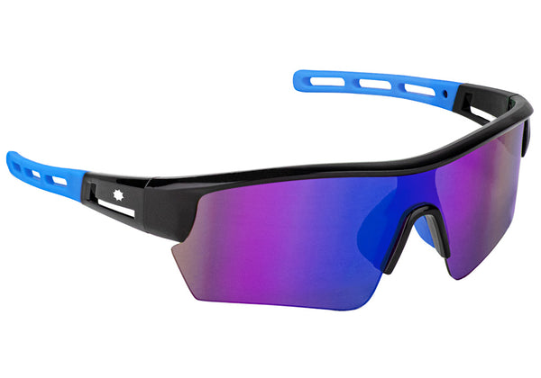 Waco Black Blue Mirror Polarized Sunglasses