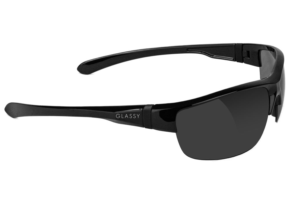 Weber Black Polarized Sunglasses Side