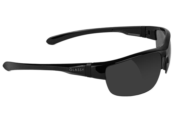Weber Black Polarized Sunglasses Side