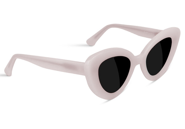 Zoey White Polarized Sunglasses